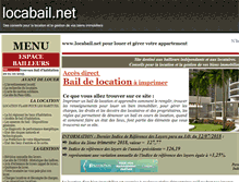 Tablet Screenshot of locabail.net